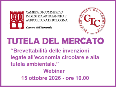 TUTELA: BREVETTABILITÀ DELLE INVENZIONI LEGATE ALL'ECONOMIA CIRCOLARE E ALLA TUTELA AMBIENTALE