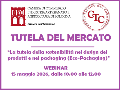 PACKAGING, TUTELA DESIGN PRODOTTI E IMBALLAGGI: WEBINAR IL 15/5