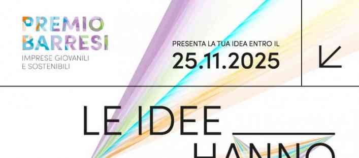 PREMIO BARRESI 2025: INCENTIVI A IMPRESE GIOVANILI E SOSTENIBILI