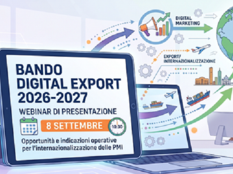 PRESENTAZIONE BANDO DIGITAL EXPORT 2026-27