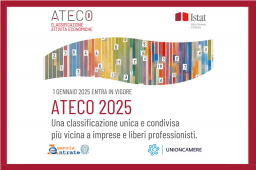 ATECO 2025, NUOVA CLASSIFICAZIONE DELLE ATTIVITÀ ECONOMICHE.
