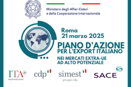 UN PIANO PER DARE IMPULSO ALL’EXPORT NEI MERCATI EXTRA-UE