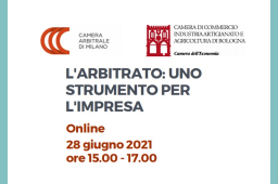 L’arbitrato, uno strumento per l’impresa: webinar gratuito il 28 giugno L’arbitrato, uno strumento per l’impresa: webinar gratuito il 28 giugno