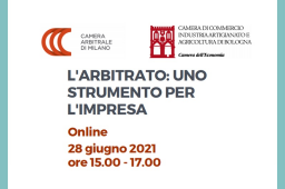 L’arbitrato, uno strumento per l’impresa: webinar gratuito il 28 giugno