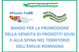 BANDO PER LA PROMOZIONE DELLA VENDITA DI PRODOTTI SFUSI E ALLA SPINA IN EMILIA-ROMAGNA