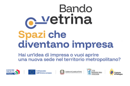 BANDO VETRINA. SPAZI DISMESSI POSSONO DIVENTARE IMPRESA logo BANDO VETRINA