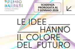PREMIO BARRESI 2025: INCENTIVI A IMPRESE GIOVANILI E SOSTENIBILI. SCADE IL 7/1 PREMIO BARRESI 2025: INCENTIVI A IMPRESE GIOVANILI E SOSTENIBILI. SCADE IL 7/1