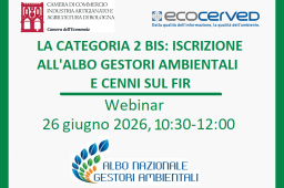 IL 26/6 WEBINAR SU GESTIONE RIFIUTI: LA CATEGORIA 2 BIS IL 26/6 WEBINAR SU GESTIONE RIFIUTI: LA CATEGORIA 2 BIS
