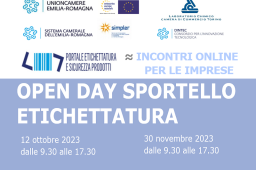 incontri individuali online con gli esperti dello Sportello Etichettatura.  