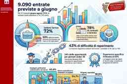 SCOPRI LE PROFESSIONI RICHIESTE DALLE IMPRESE TRA GIUGNO E AGOSTO SCOPRI LE PROFESSIONI RICHIESTE DALLE IMPRESE TRA GIUGNO E AGOSTO
