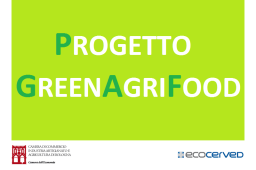 PROGETTO GREEN AGRI FOOD - assistenza del 19 aprile 2022