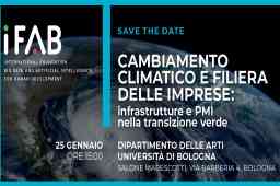 CAMBIAMENTO CLIMATICO E PMI: STRATEGIE DI ADATTAMENTO E OPPORTUNITÀ Locandina evento 25 gennaio 2024