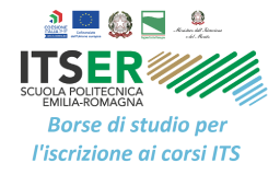 BORSE DI STUDIO DA 800 EURO PER L’ISCRIZIONE AGLI ITS BORSE DI STUDIO DA 800 EURO PER L’ISCRIZIONE AGLI ITS