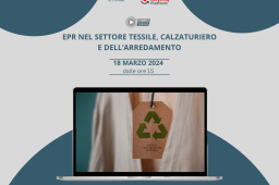 seminario ERP nel settore tessile, calzaturiero e dell'arredamento 18 marzo 2024 - pc con immagine riciclo, loghi enti seminario ERP nel settore tessile, calzaturiero e dell'arredamento 18 marzo 2024 - pc con immagine riciclo, loghi enti