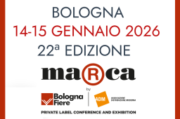 MARCA BY BOLOGNAFIERE: PARTECIPA CON LA CAMERA DI COMMERCIO logo MARCA 2026