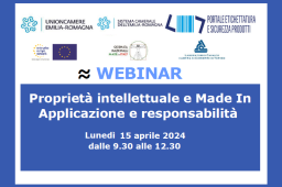15 APRILE WEBINAR PROPRIETA' INTELLETTUALE E MADE IN 15 APRILE WEBINAR PROPRIETA' INTELLETTUALE E MADE IN