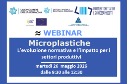 SICUREZZA PRODOTTO: WEBINAR SULLE MICROPLASTICHE IL 26 MAGGIO