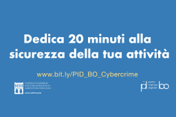 DEDICA VENTI MINUTI ALLA SICUREZZA DELLA TUA ATTIVITÀ DEDICA VENTI MINUTI ALLA SICUREZZA DELLA TUA ATTIVITÀ