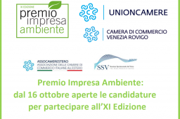 PREMIO IMPRESA AMBIENTE. PER PARTECIPARE TEMPO FINO AL 16 DICEMBRE PREMIO IMPRESA AMBIENTE. PER PARTECIPARE TEMPO FINO AL 16 DICEMBRE