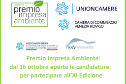 PREMIO IMPRESA AMBIENTE. PER PARTECIPARE TEMPO FINO AL 16 DICEMBRE