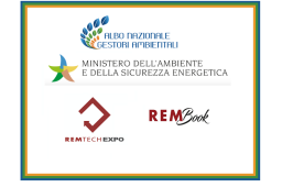 Progetto RemBook questionario d'indagine - logo albo gestori ambientali, remtech expo, ministero ambiente