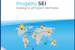 PROGETTO SEI - mappa mondiale con rotte commerciali