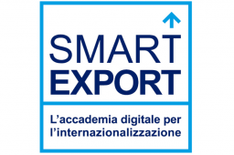 SMART EXPORT: LA TUA OCCASIONE PER CRESCERE SUI MERCATI ESTERI SMART EXPORT scritta blu su sfondo bianco