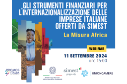 EXPORT: STRUMENTI FINANZIARI PER ESPORTARE IN AFRICA EXPORT: STRUMENTI FINANZIARI PER ESPORTARE IN AFRICA