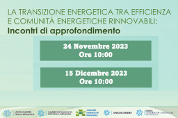 RISPARMIO ED EFFICIENZA CON LA TRANSIZIONE GREEN. COLLOQUI GRATUITI CON ESPERTI