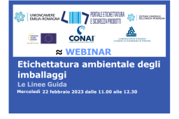 ETICHETTATURA AMBIENTALE DEGLI IMBALLAGGI ETICHETTATURA AMBIENTALE DEGLI IMBALLAGGI