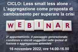 LE OPPORTUNITÀ DELL’AGGREGAZIONE AZIENDALE LE OPPORTUNITÀ DELL’AGGREGAZIONE AZIENDALE