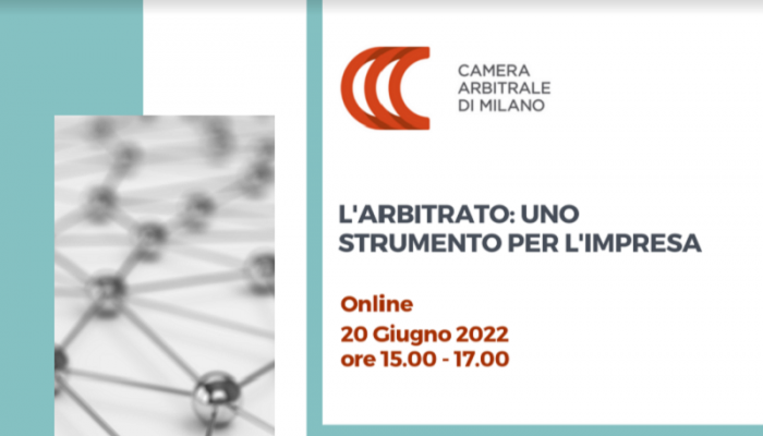L'ARBITRATO: UNO STRUMENTO PER L'IMPRESA