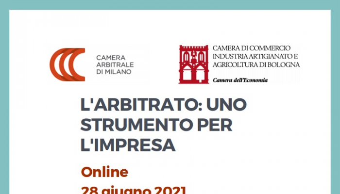 L’arbitrato, uno strumento per l’impresa: webinar gratuito il 28 giugno