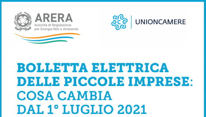 NOVITÀ IMPORTANTI SULLE BOLLETTE ELETTRICHE DELLE PICCOLE IMPRESE