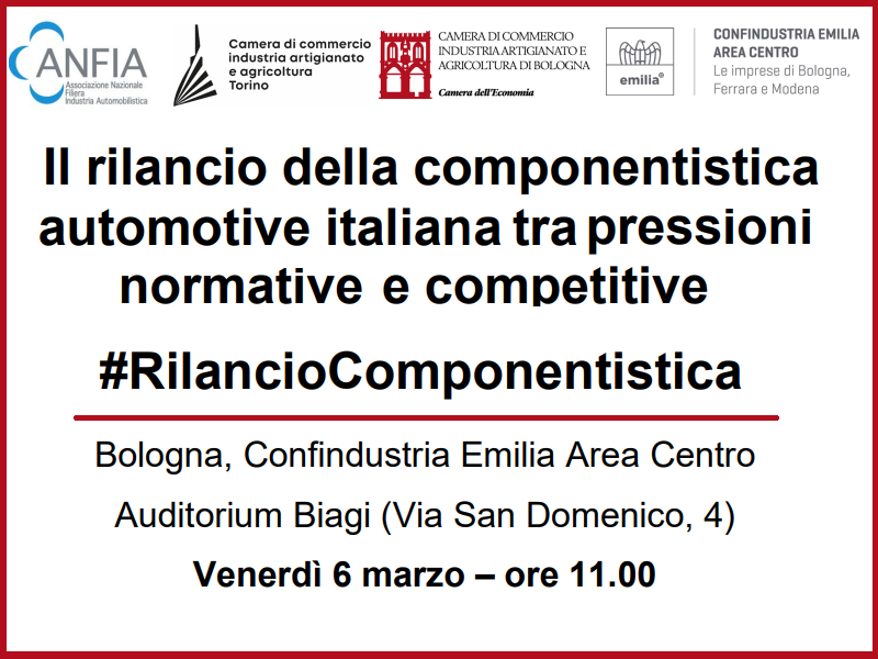 Evento componentistica automotive 6 marzo 2026