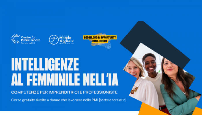 INTELLIGENZE AL FEMMINILE NELL’IA. COMPETENZE PER IMPRENDITRICI E PROFESSIONISTE