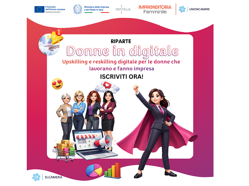 AL VIA DONNE IN DIGITALE. ISCRIZIONI ENTRO IL 2 APRILE AL VIA DONNE IN DIGITALE. ISCRIZIONI ENTRO IL 2 APRILE