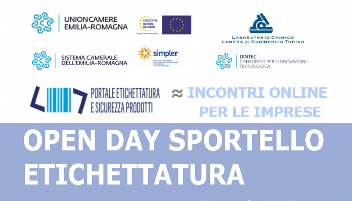 incontri individuali online con gli esperti dello Sportello Etichettatura.  