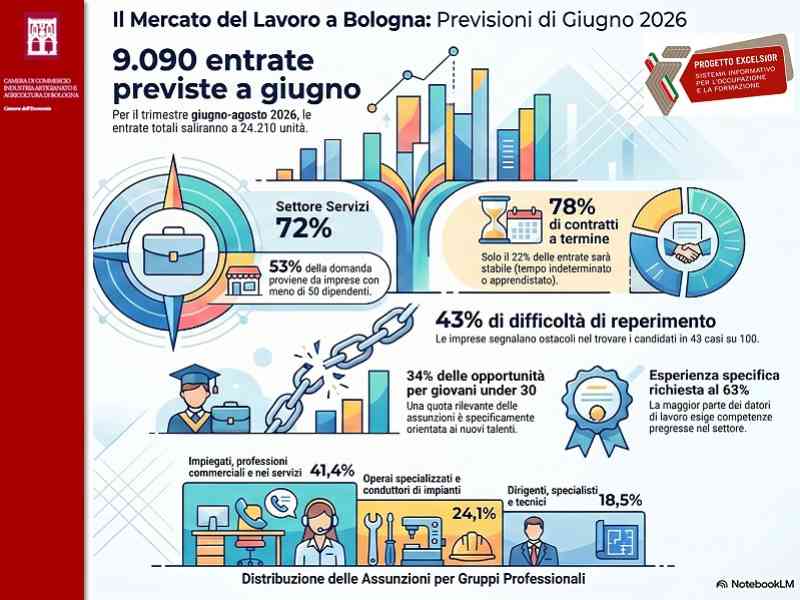 SCOPRI LE PROFESSIONI RICHIESTE DALLE IMPRESE TRA GIUGNO E AGOSTO