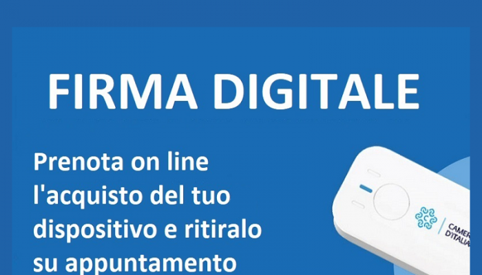 prenotare online l’appuntamento per il rilascio della Firma digitale 
