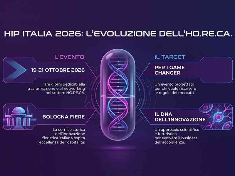 CIBO E ACCOGLIENZA, HIP – HORECA DAL 19 Al 21 OTTOBRE