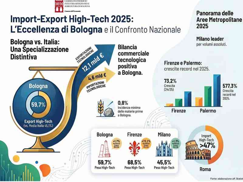 commercio estero high tech 2025