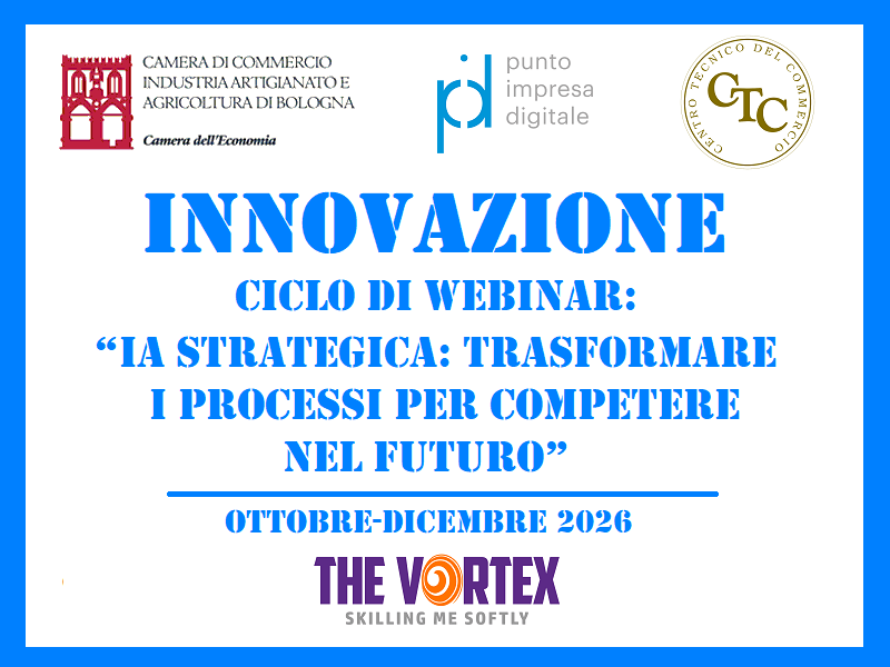 CICLO DI WEBINAR SULLA IA STRATEGICA. IL PRIMO IL 30/10 CICLO DI WEBINAR SULLA IA STRATEGICA. IL PRIMO IL 30/10