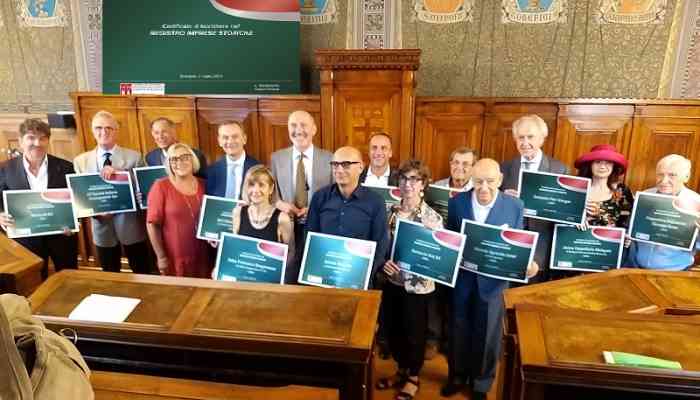 premiazione imprese centenarie - diploma