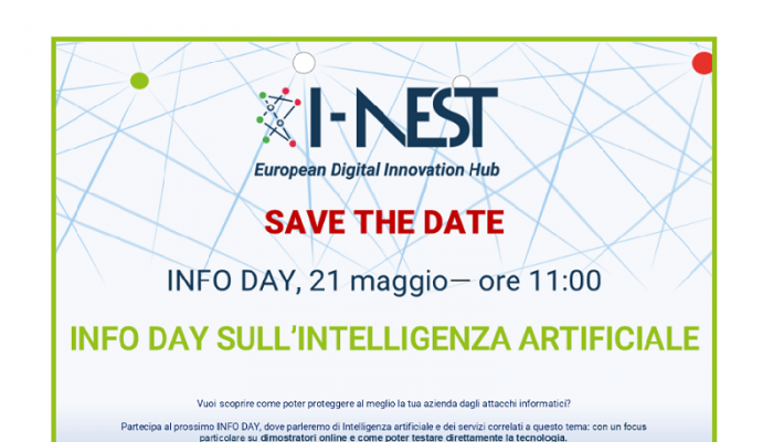 IL 21 MAGGIO INFO DAY SULL’INTELLIGENZA ARTIFICIALE GENERATIVA