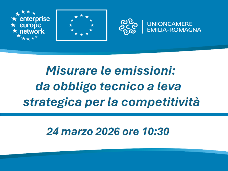 MISURARE LE EMISSIONI: LEVA STRATEGICA PER LA COMPETITIVITÀ. WEBINAR IL 24/3