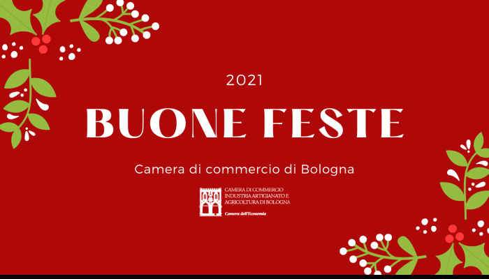 Buone feste dalla Camera di commercio di Bologna