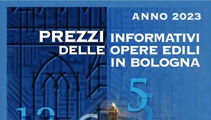 Copertina prezziario opere edili Bologna 2022