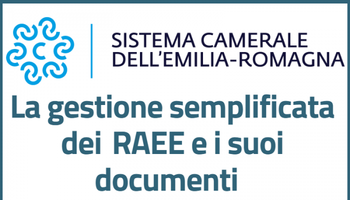 UN WEBINAR SUI RIFIUTI DA APPARECCHIATURE ELETTRICHE ED ELETTRONICHE
