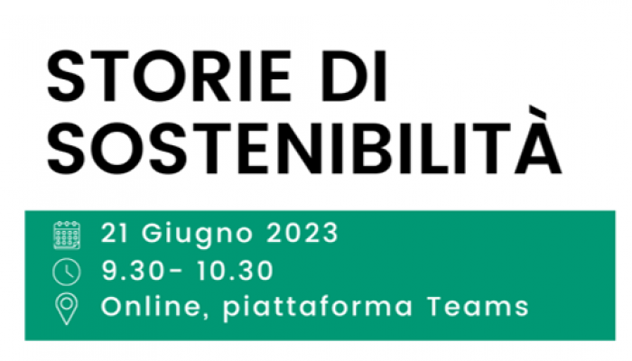 evento storie di sostenibilità 21 giugno 2023